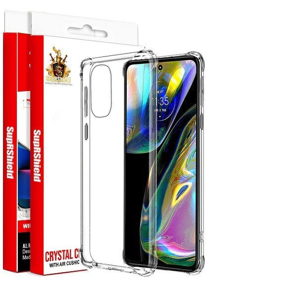 Motorola Moto G82 5G Clear Case Shockproof Heavy Duty Gel Air Cushion Cover Motorola Moto G82 5G Clear Case Shockproof Heavy Duty Gel Air Cushion Cover